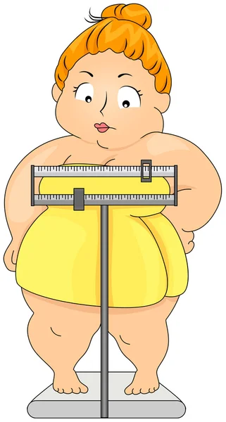 Kövér nő — Stock Fotó