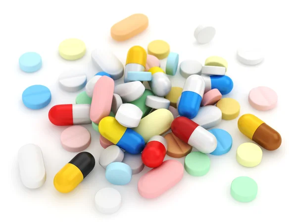 Válogatott gyógyszerek — Stock Fotó