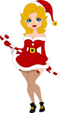 Pinup kız santa