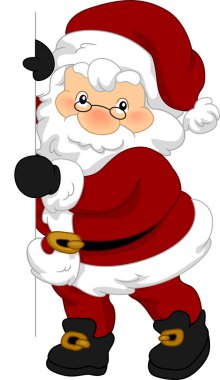 Santa Board clipart