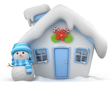 Christmas House clipart