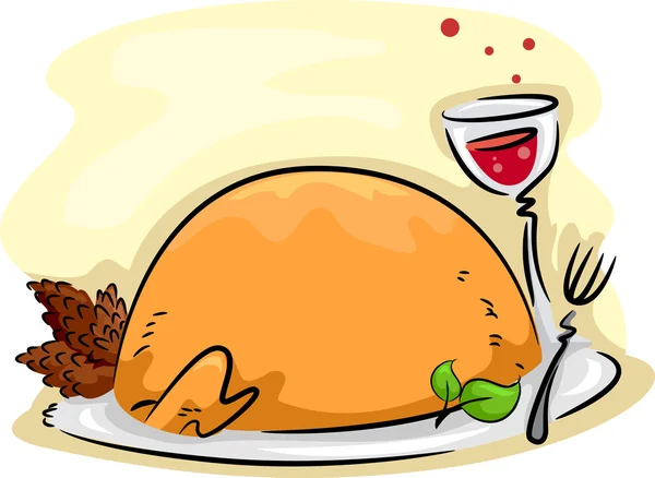 Thanksgiving måltid — Stockfoto