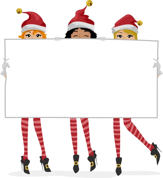 Santa afiş — Stok fotoğraf
