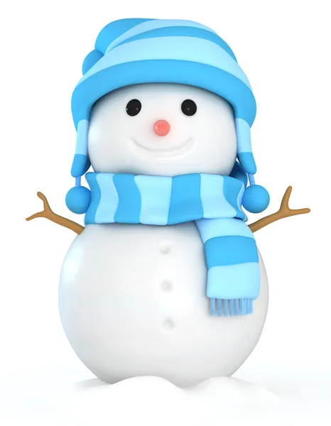 Snowman Face Frame Stock Photo by ©lenmdp 8137556