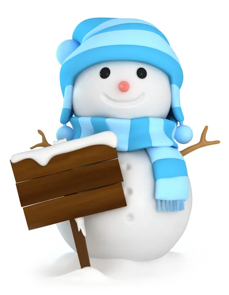 Sneeuwpop bestuur — Stockfoto