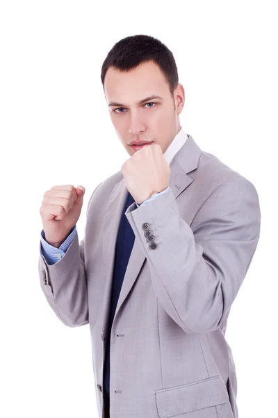 Man ready for a fight — Stock Photo, Image
