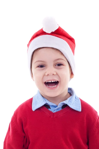 Niño de Navidad sorprendido —  Fotos de Stock
