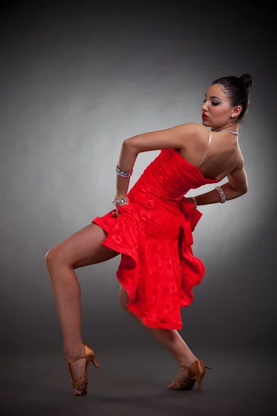 Sexy žena, tanec — Stock fotografie