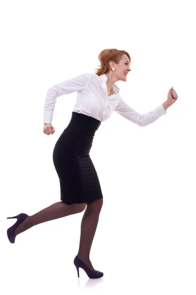 Mulher de negócios correndo — Fotografia de Stock