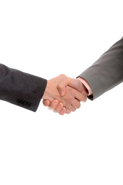 Business men hand shake — Stock Photo, Image