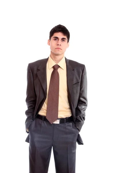 Portret van business man in pak — Stockfoto