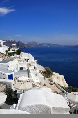 Görünüm fira Town - santorini