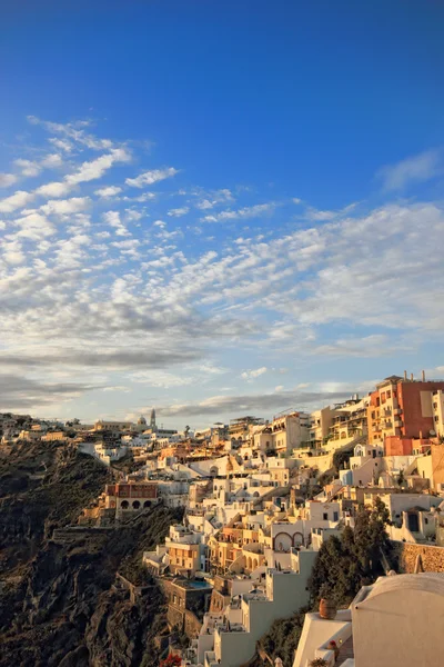 Nézd a fira town - Santorini-sziget — 스톡 사진
