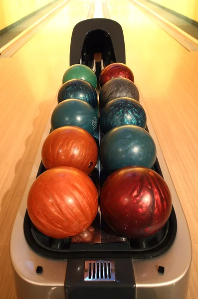 Palle da bowling — Foto Stock