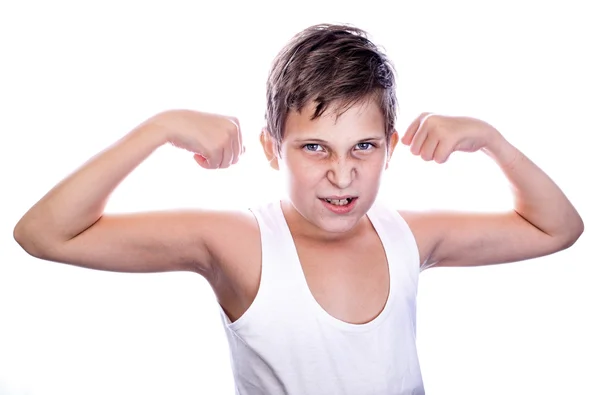 근육 아이 — 스톡 사진