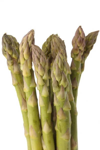 Asparagus bunch over white background — Stock Photo, Image
