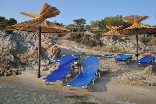 Griekse beach — Stockfoto