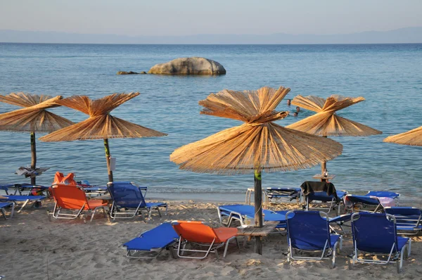 Грецькому пляжі — стокове фото
