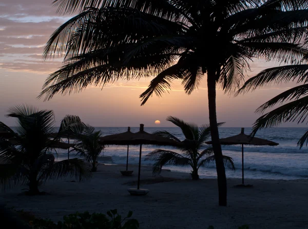 Γκάμπια ηλιοβασίλεμα Royalty Free Φωτογραφίες Αρχείου