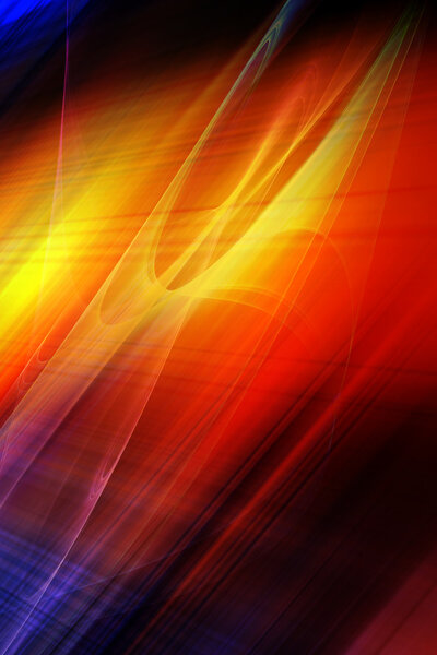 Abstract colorful background representing speed and motion