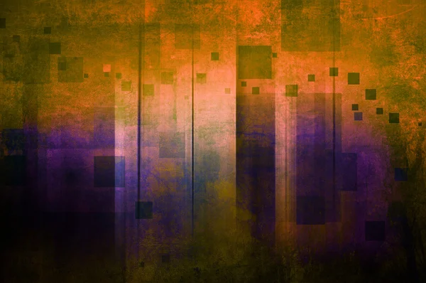 Art grunge background in orange and purple tones — Stock Photo, Image