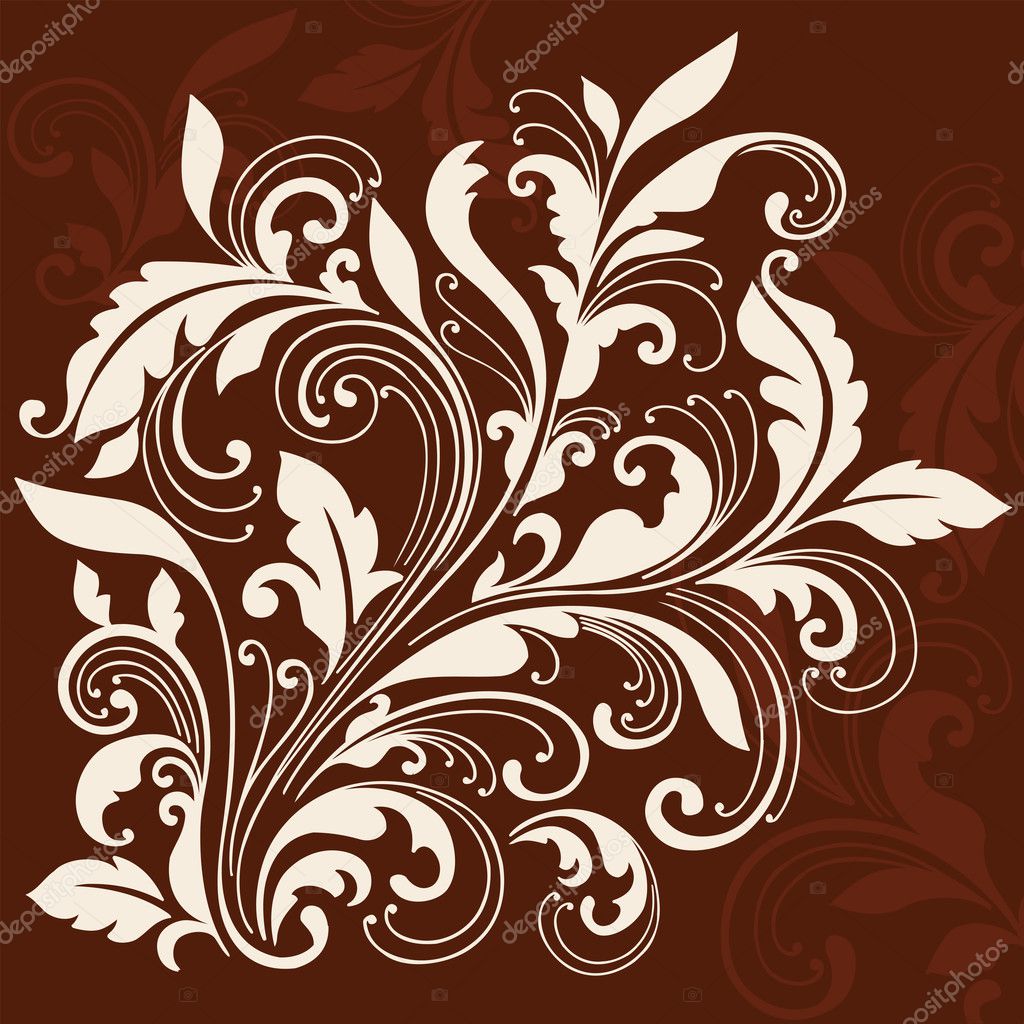 Swirly Ornamental Flourish Design