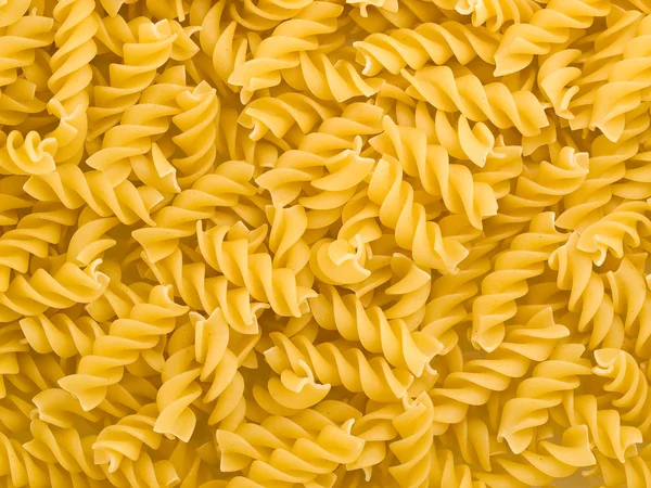 stock image Closeup of Uncooked Italian Spiral Pasta - Rotini