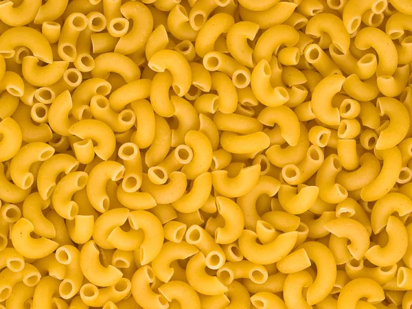 Closeup of Uncooked Italian Pasta - Elbow Macaroni — Stock Photo ...