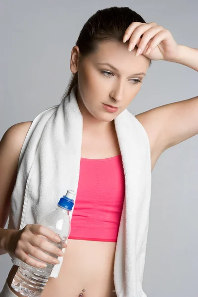 Water Bottle Woman — Stock Photo, Image
