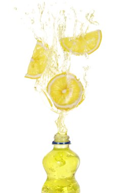 Lemon drink splash clipart