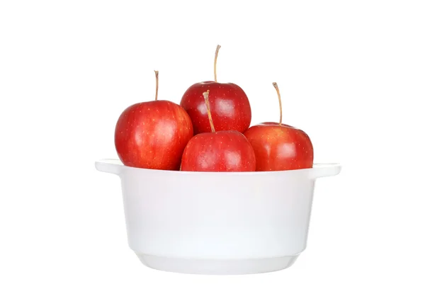 Bowl of crab apples — Stok fotoğraf