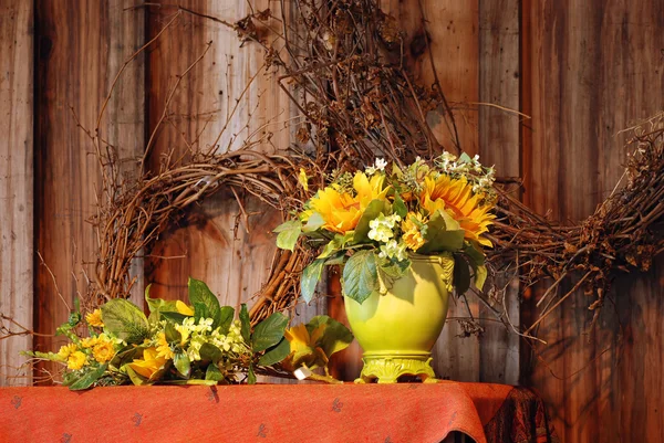 Podzim květiny zátiší — Stock fotografie