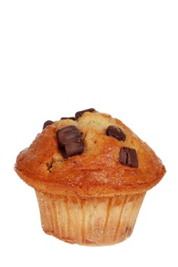 izole muz çikolatalı muffin