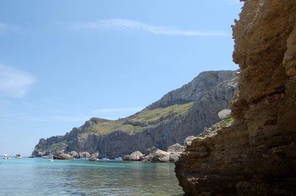 Bahía y cabecera de Cala Figuera — Foto de Stock