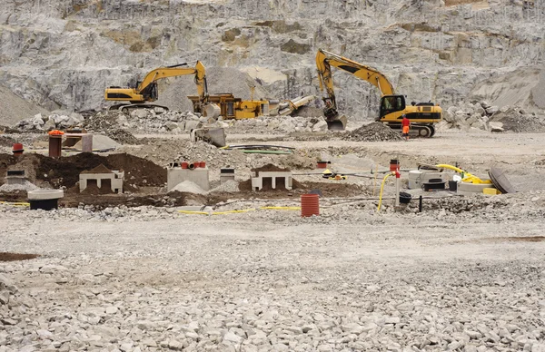 Rocky construction site — Stock Photo, Image