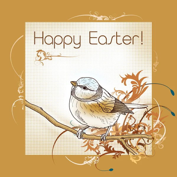 Счастливая пасхальная птица Стоковое Фото