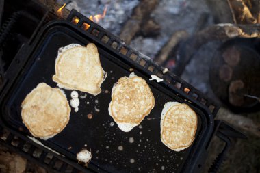 Browned Campfire Pancakes clipart