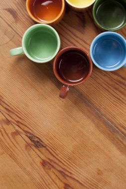 renkli vintage Kupası