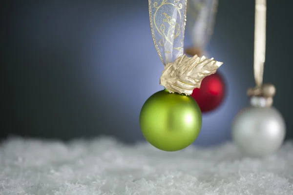 Hanging Christmas Ornaments — Stock Photo, Image