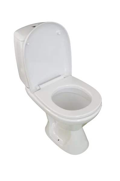 Toilet mangkuk, foto di latar belakang putih — Stok Foto