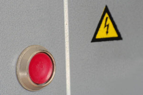 Botón rojo — Foto de Stock
