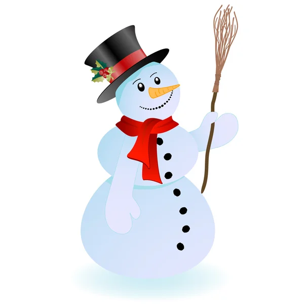 stock vector Snowman