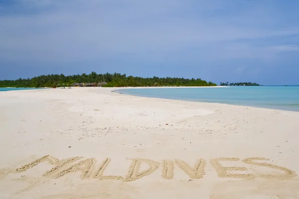 Παραλία στις Μαλδίβες — Φωτογραφία Αρχείου