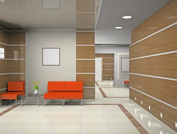 Hall a modern office — Stock Photo, Image