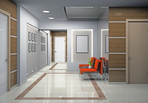 Hall a modern office — Stock Photo, Image