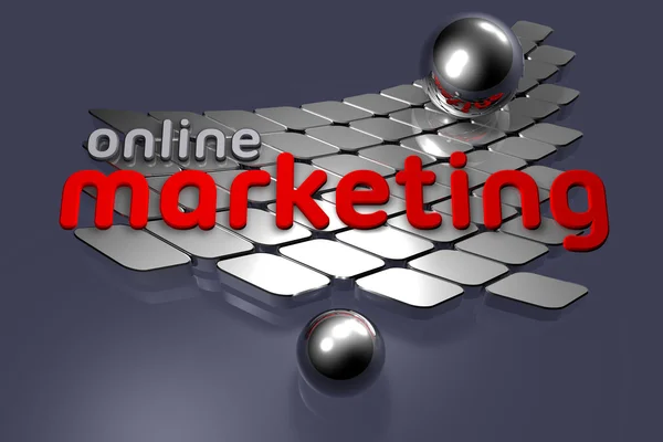 Online marknadsföring — Stockfoto