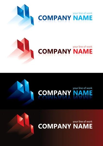 Nome della compagnia. Elementi di design . — Vettoriale Stock