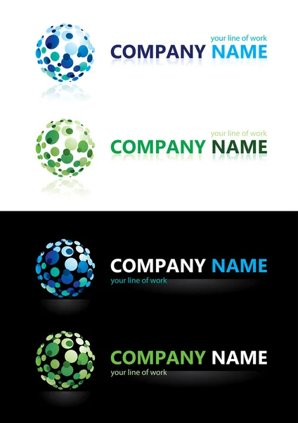 De naam van het bedrijf. ontwerpelementen. — Stockvector