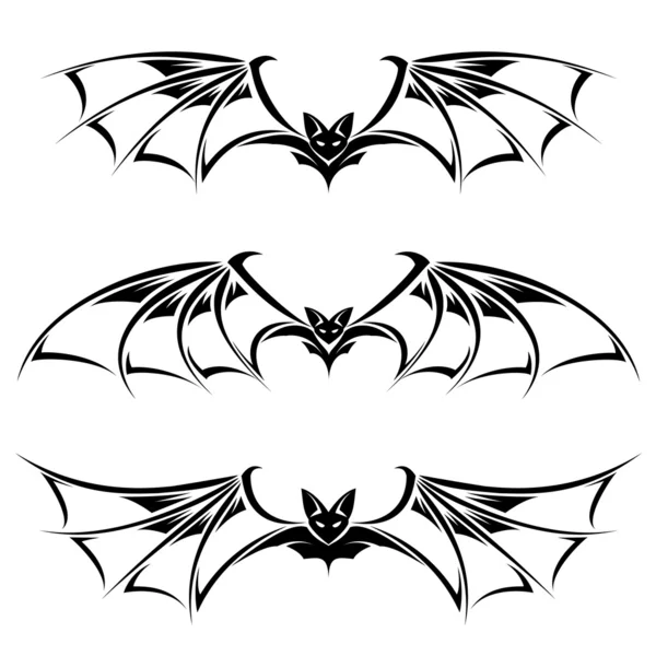 Morcegos — Vetor de Stock