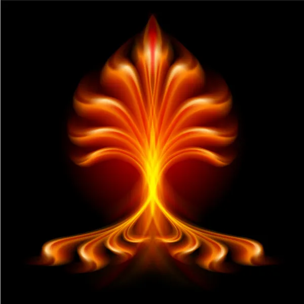 Огненный цветок — стоковый вектор